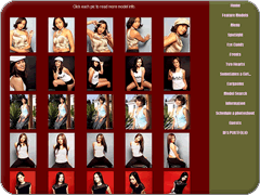 photo albums layout page sample showing thumbnails you can click on to see the image larger
